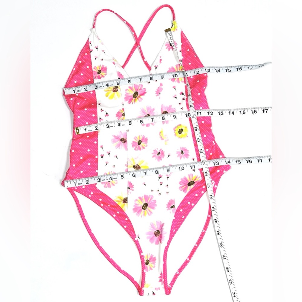 Loveshackfancy Womans Swimsuit Solid One Piece Fl… - image 2